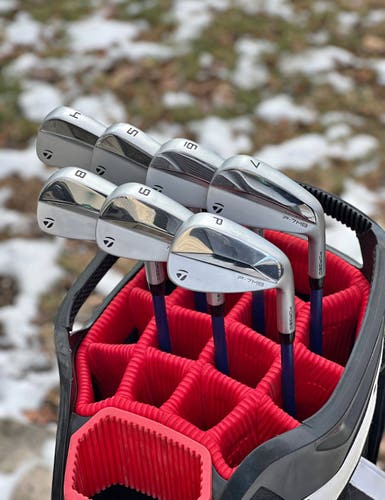 TaylorMade P7MB Right Handed Iron Set Stiff Flex