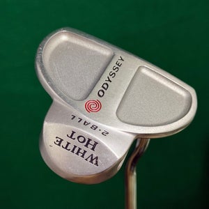 Odyssey White Hot 2-Ball 35" Double Bend Mallet Putter Golf Club