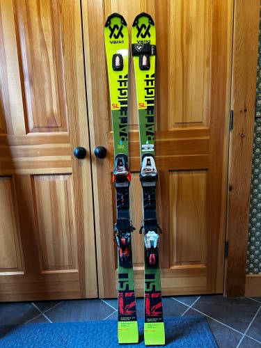 Volkl Racetiger SL 157 cm Racing Skis With Bindings (Used)