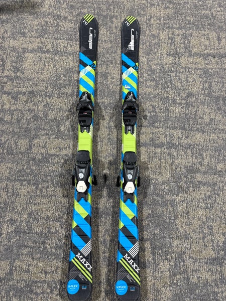 Elan MAXX 140 cm Skis With EL 7.5 AC GW Bindings (Used)