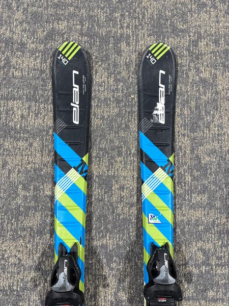 Elan MAXX 140 cm Skis With EL 7.5 AC GW Bindings (Used