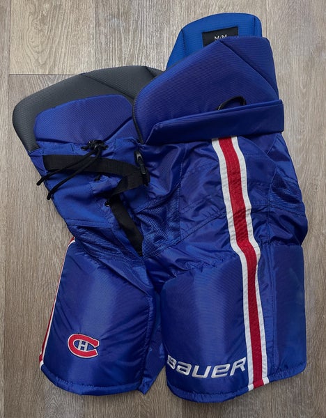 Pro Stock Bauer Nexus Pro Lite NHL Hockey Pants Medium Montreal Canadiens Excellent Condition