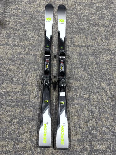2024 Volkl Deacon 8.0 179 cm  Skis With Marker FDT10 GW Bindings  (Used)