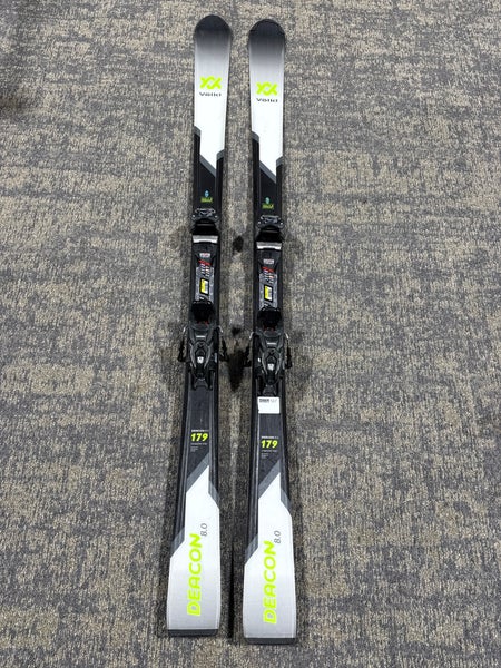 2024 Volkl Deacon 8.0 179 cm  Skis With Marker FDT10 GW Bindings  (Used)