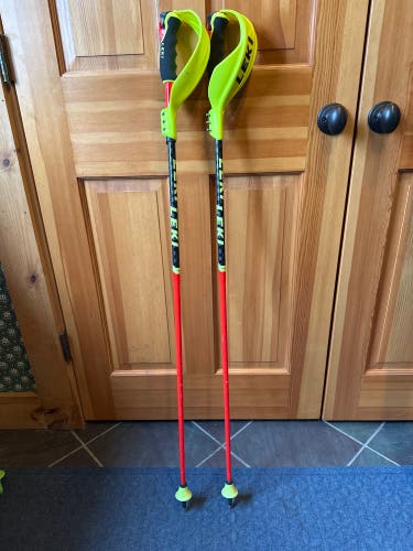 46in (115cm) Leki World Cup Lite SL Racing Ski Poles (Used)
