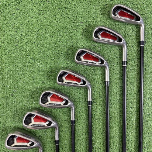 Taylormade Burner Superlaunch Iron Set 4-9 AW Reax 60 Senior M Flex Graphite
