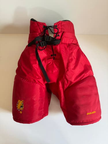 Used Senior Medium Bauer Custom Pro Hockey Pants Pro Stock