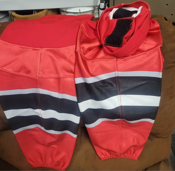 Red Senior XL Athletic Knit Socks (Used)