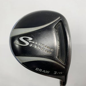 Adams Fast 12 Draw 3 Fairway Wood 15* Grafalloy Pro Launch Blue 65g Regular RH