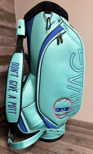 SWAG Golf Limited Edition Tour Staff Bag Chicago Blue Vessel Golf Bag w/Cover