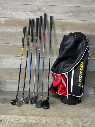 Youth Junior Golf Mixed Club Set 7 Clubs 41-48" Tall Dunlop Nike Top Flite USKG