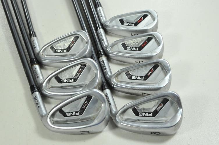 Ping i25 5-W,UW Iron Set Senior Flex Black Dot Right Alta CB Graphite # 204594