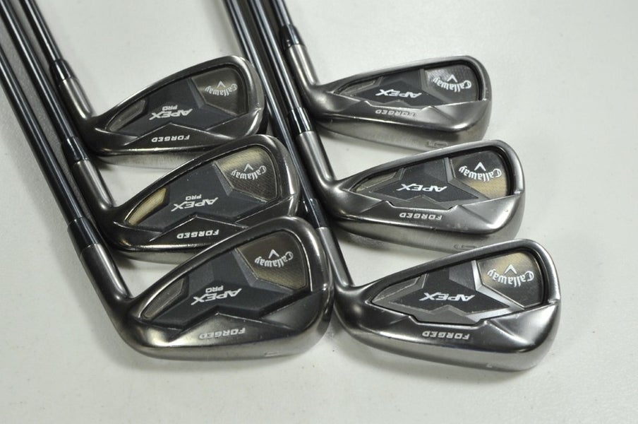 Callaway Apex Pro Smoke 19 5-PW Iron Set Stiff RH XP 105 ST15 S300 Steel #204584