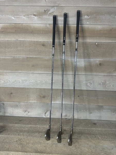 John Daly 4 6 8 Irons Signature Blue Lion Mid Firm Steel Shaft RH Golf Clubs