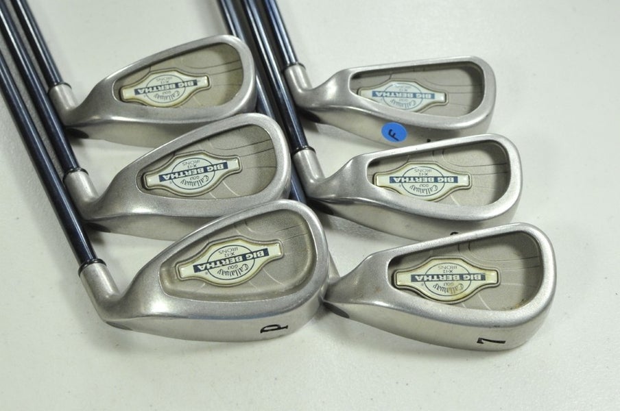 Callaway Big Bertha X-12 5-PW Iron Set Firm Flex Right Graphite # 198613