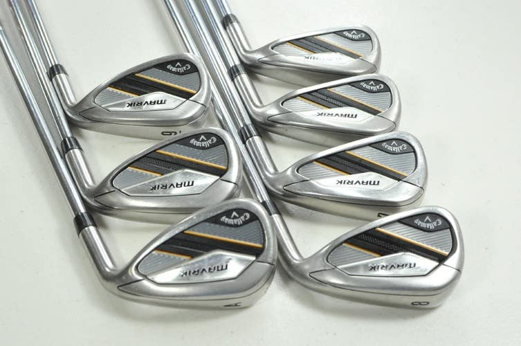 Callaway Mavrik 5-PW,AW Iron Set Regular Flex Right KBS MAX 80g Steel # 204634