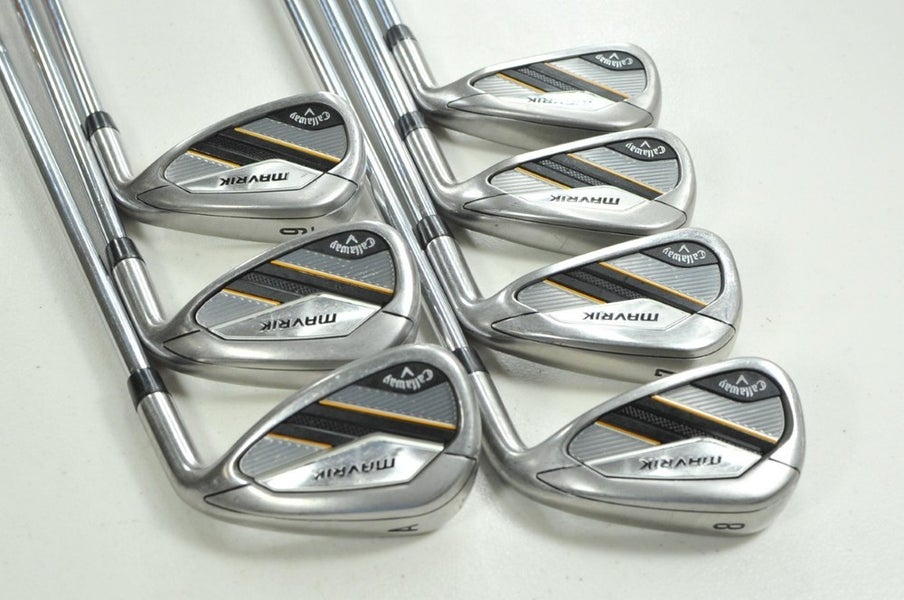 Callaway Mavrik 5-PW,AW Iron Set Regular Flex Right KBS MAX 80g Steel # 204634
