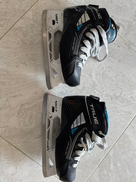 True Catalyst 5X4 Hockey Goalie Skates Size 4.5 (Used)