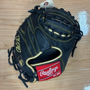 Black Rawlings R9 RH Catcher's Baseball Glove (27")