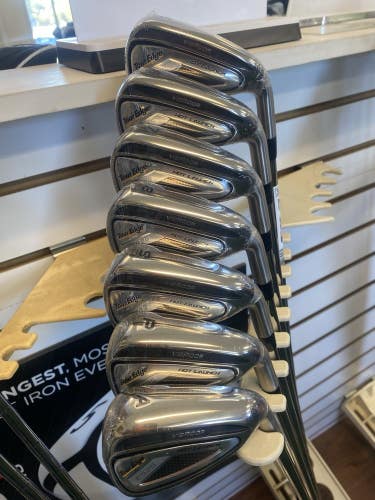 New Tour Edge Hot Launch E525 Iron Set 5- Gw Reg . Flex Steel