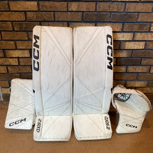 34 + 1 2024 CCM Axis 2 Pro Regular Goalie Full Set Pro Stock (Used)