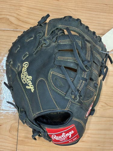 Black Rawlings Renegade RH First Base Baseball Glove 11.5" (Used)