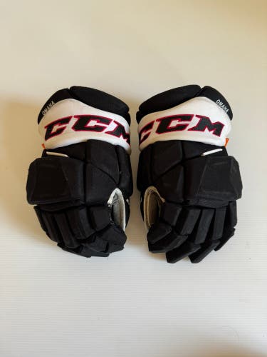 Used Senior CCM HGPJSPP 14" Pro Stock Gloves Black/White/Red