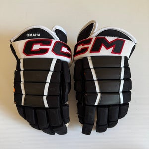 Used CCM HG97 14" Pro Stock Gloves Black/White/Red