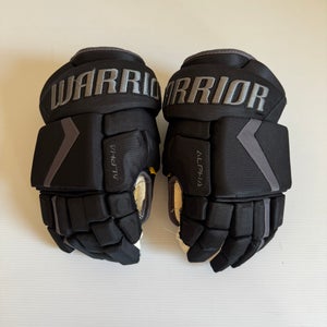 Like New Warrior Alpha Pro Gloves 14" Pro Stock Black/Gold