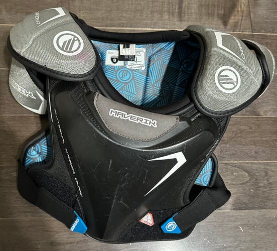 Small Youth Maverik Charger Shoulder Pads (Used)