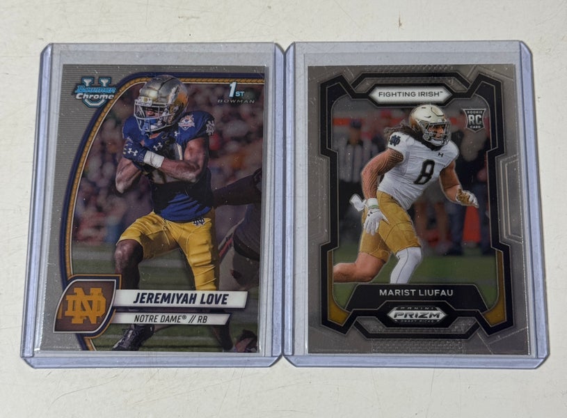 Marist Liufau Prizm RC Jeremiyah love Bowman first notre dame