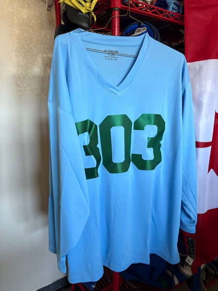 21 Senior Hockey Jerseys Team Set -blue/green