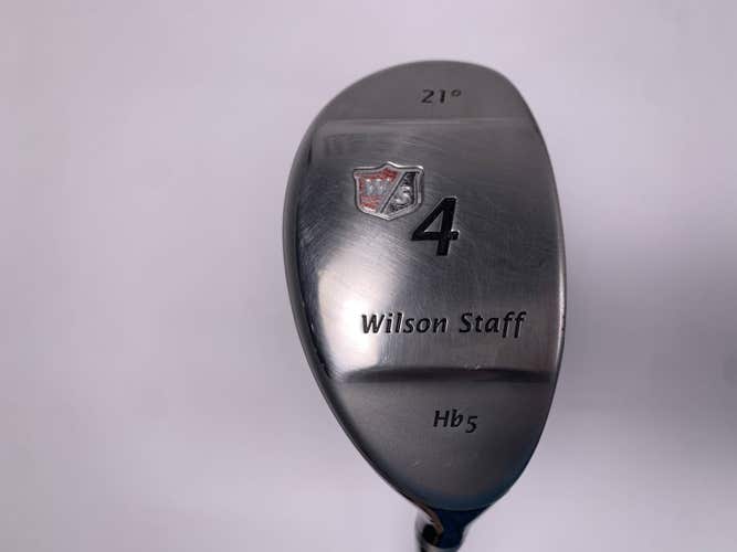 Wilson Staff HB5 4 Hybrid 21* Taper Tech Regular Steel Mens RH