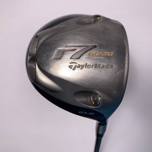 TaylorMade R7 Quad Driver 10.5* MAS2 65g Stiff Graphite Mens RH