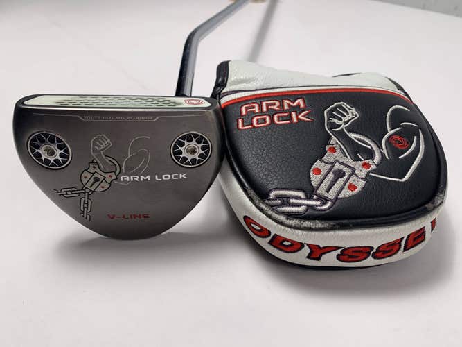 Odyssey Arm Lock V-Line Putter 42" Mens RH HC