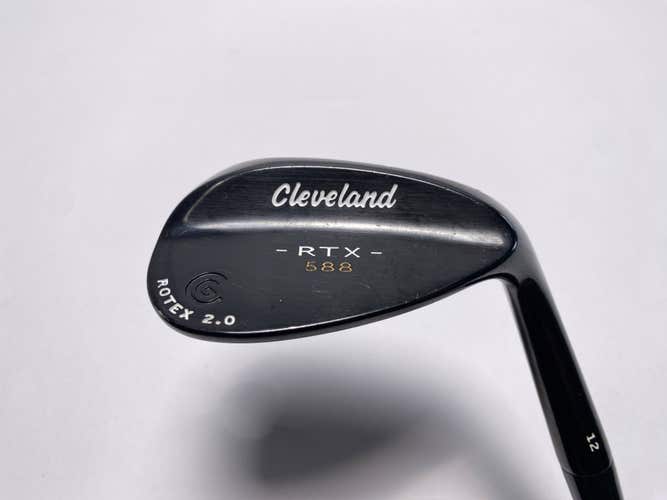 Cleveland 588 RTX 2.0 Black Satin Sand Wedge SW 56* 12 DG Wedge RH