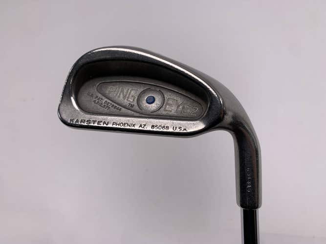 Ping Eye 2 Single 7 Iron Blue Dot 1* Up Karsten ZZ-Lite Regular Steel Mens RH
