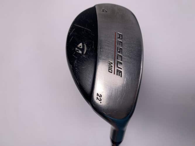 TaylorMade Rescue Mid 4 Hybrid 22* Light Metal Regular Steel Mens RH