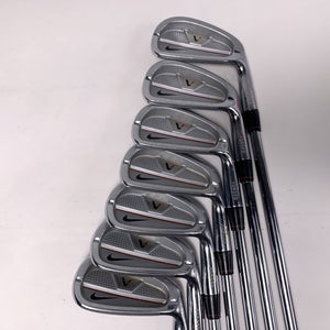 Nike Victory Red CB Iron Set 4-PW Stiff Steel Mens RH