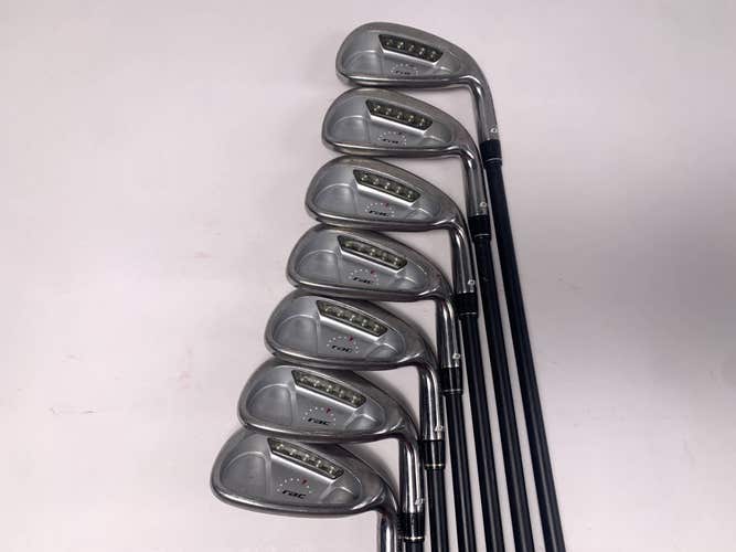 TaylorMade Rac OS Iron Set 4-PW Ultralite Regular Graphite Mens RH