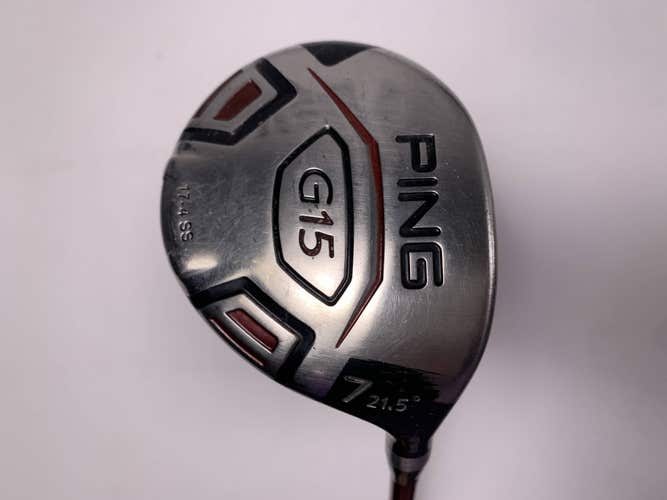 Ping G15 7 Fairway Wood 21.5* TFC 149 F Soft Regular Senior Graphite Mens RH