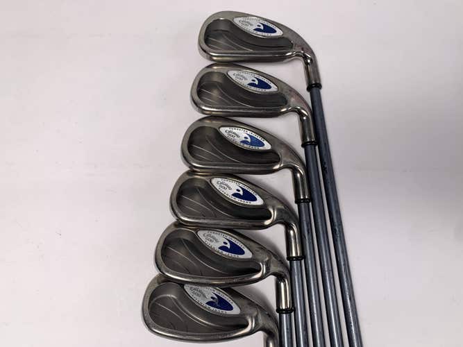 Callaway Hawkeye Iron Set 4-PW Hawk Eye Senior Graphite Mens RH- No 8i