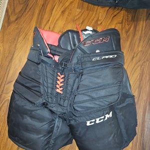 Medium Senior CCM CL Pro Hockey Goalie Pants Pro Stock (Used)