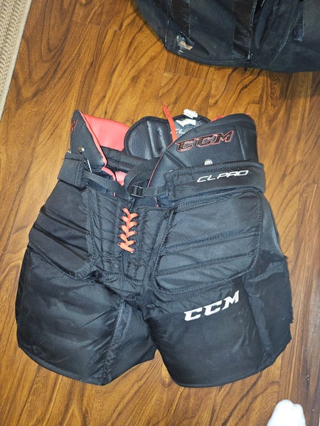 Medium Senior CCM CL Pro Hockey Goalie Pants Pro Stock (Used)