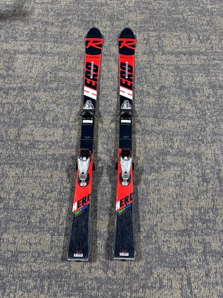 Rossignol Hero Junior Pro Multi Event 130 cm Racing Skis With Tyrolia SX 4.5 Bindings (Used)