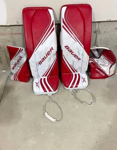 Large Bauer Vapor 2X Goalie Leg Pads