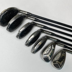 Adams Idea A7 OS Max Iron Set 3-8+SW Grafalloy ProLaunch AXIS Senior RH