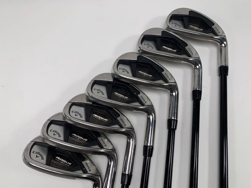 Callaway Rogue ST Max Iron Set 6-PW+AW+GW  Tensei White AV Series 85g Stiff RH