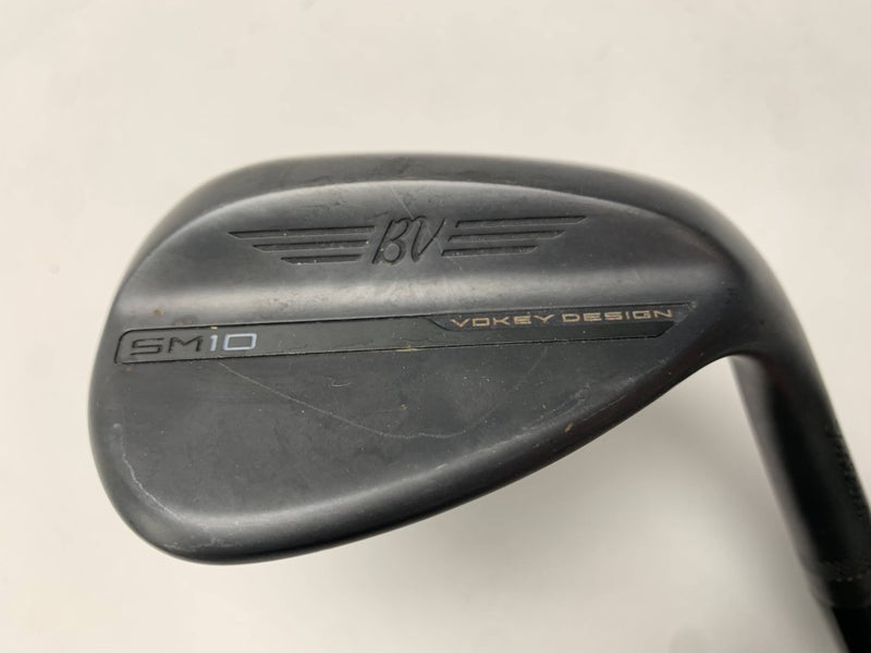 Titleist Vokey SM10 Jet Black Wedge 58* 10 Bounce S-Grind Wedge Steel Mens RH