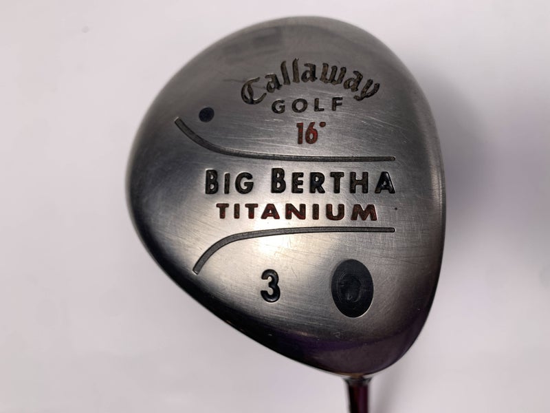 Callaway Big Bertha Titanium 3 Fairway Wood 16* RCH 75w Regular Graphite Mens RH